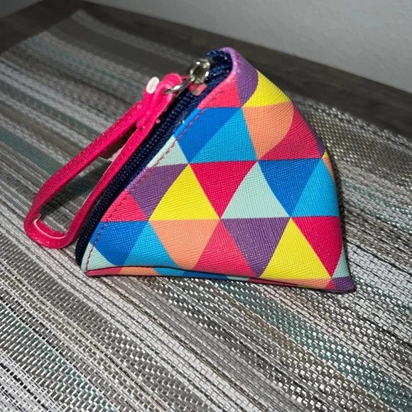 🙋🏻‍♀️☀️ALL ITEMS $4 EACH SALE Triangle Zipper Pouch Wristlet NWT SOLD SEPARATE - Picture 8 of 12